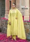 Chakori By Rangoon Mal Chanderi Anarkali Suits Wholesalers In Surat

